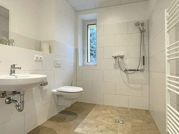 Ansicht des Badezimmers